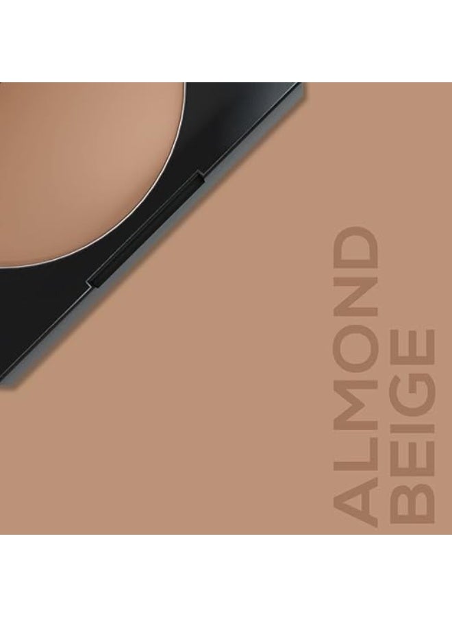 RENEE Face Base Compact Almond Beige l Lightweight, Matte Finish Pressed Powder | Smooth Blend, Even Coverage | Controls Excess Oil | Portable & Easy to Apply for Flawless Look l All Skin Types | 9 g - Image 2